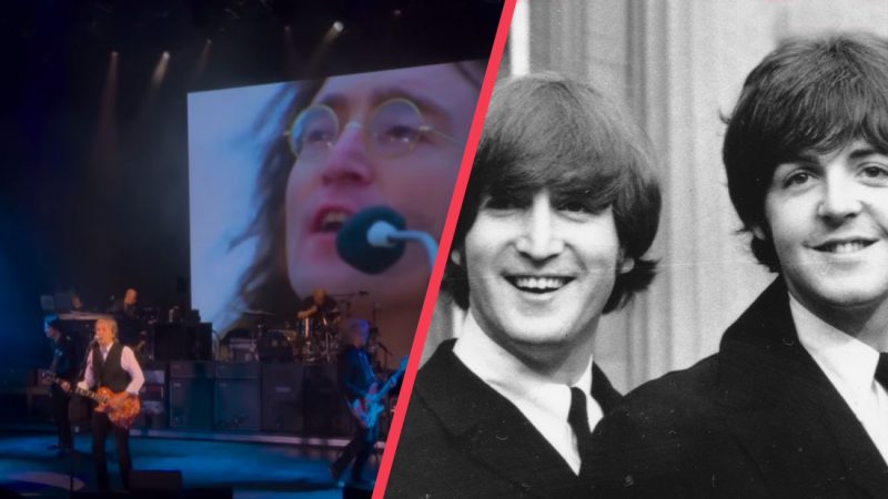 'So special': John Lennon and Paul McCartney perform together at Glastonbury