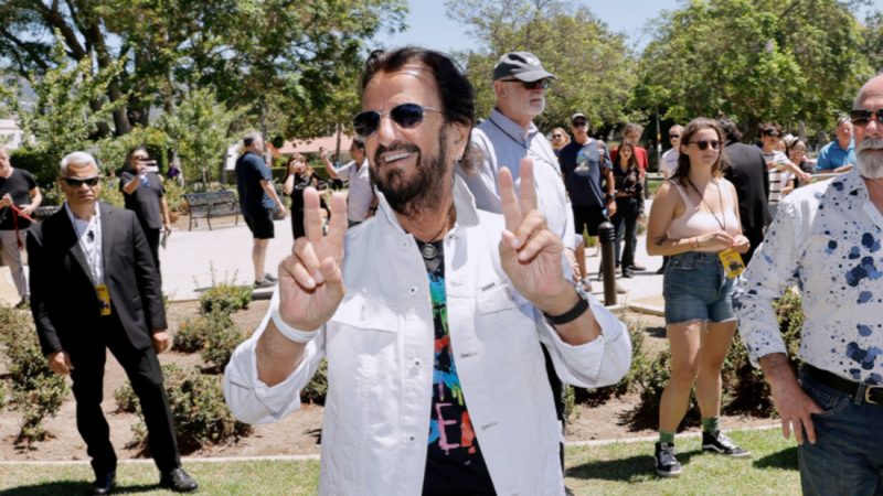 Ringo Starr celebrates 82nd birthday by sending message of 'peace and love' into space