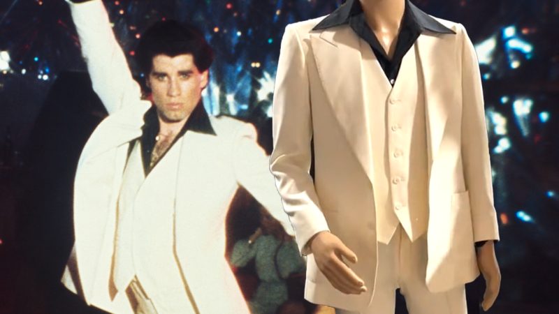 John Travolta's iconic Saturday Night Fever suit is now up for auction